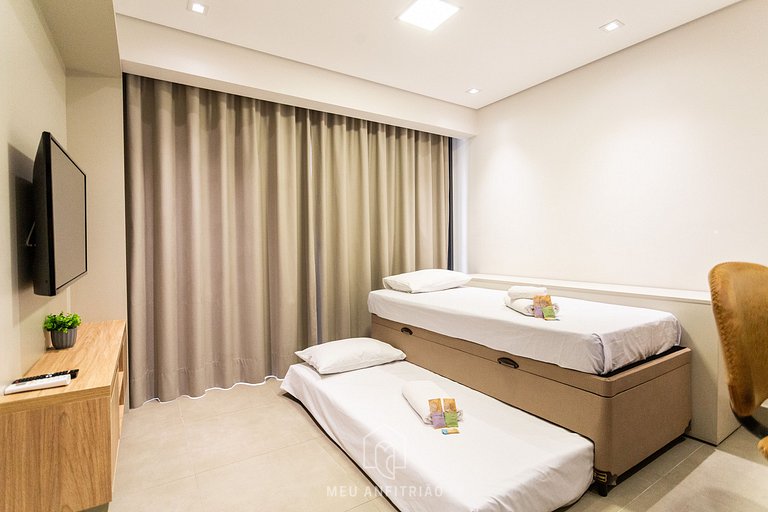 Apto c/ lava e seca perto do Allianz Parque