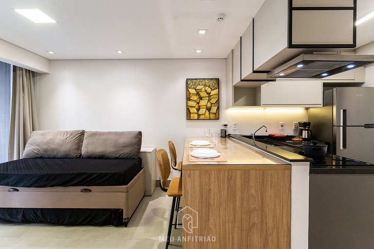 Apt w/ washer-dryer near Allianz Parque