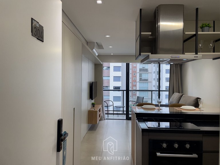 3 pessoas|Cozinha completa|Academia|250m do metrô