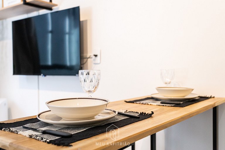 3 pessoas|Cozinha completa|Academia|250m do metrô