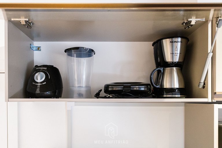 3 pessoas|Cozinha completa|Academia|250m do metrô