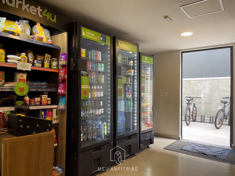 3 pessoas|Cozinha completa|Academia|250m do metrô