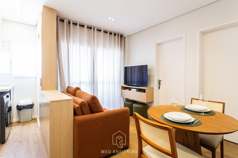 40m² | Queen bed | Expo Center Norte | Anhembi