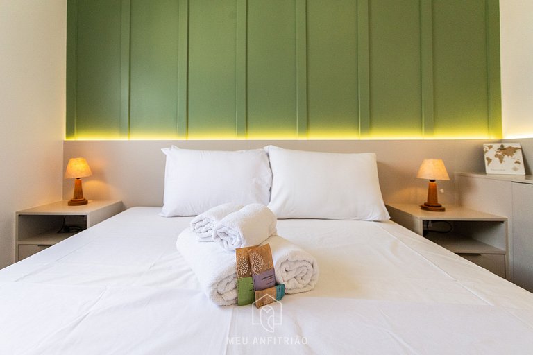 40m² | Cama queen | Expo Center Norte | Anhembi