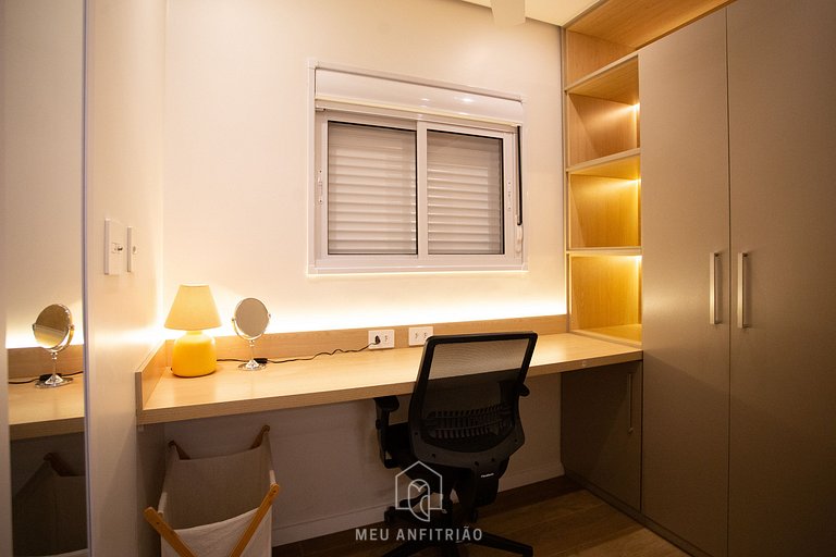 40m² | Cama queen | Expo Center Norte | Anhembi