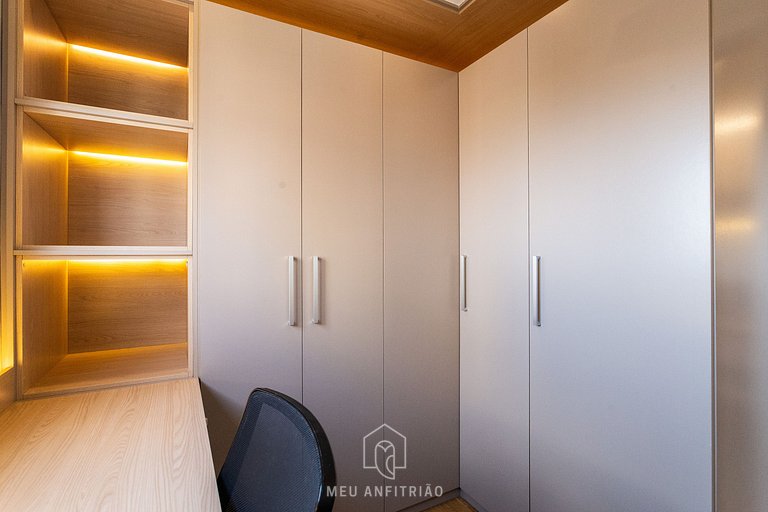 40m² | Queen bed | Expo Center Norte | Anhembi