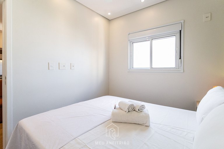 40m² | Queen bed | Expo Center Norte | Anhembi
