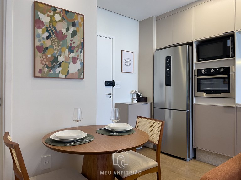 40m² | Cama queen | Expo Center Norte | Anhembi