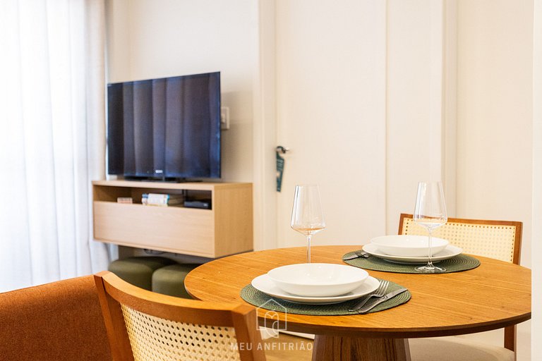 40m² | Cama queen | Expo Center Norte | Anhembi