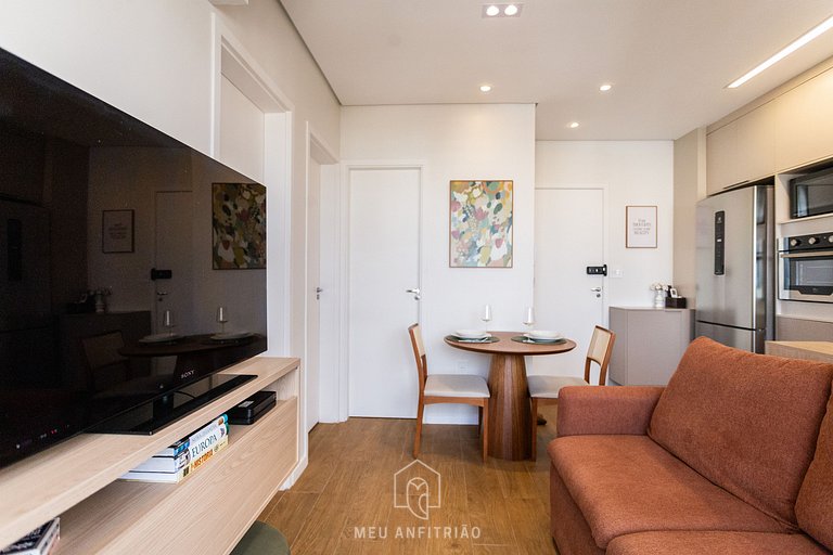 40m² | Queen bed | Expo Center Norte | Anhembi