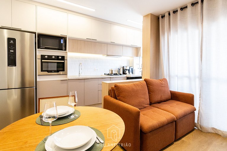 40m² | Queen bed | Expo Center Norte | Anhembi