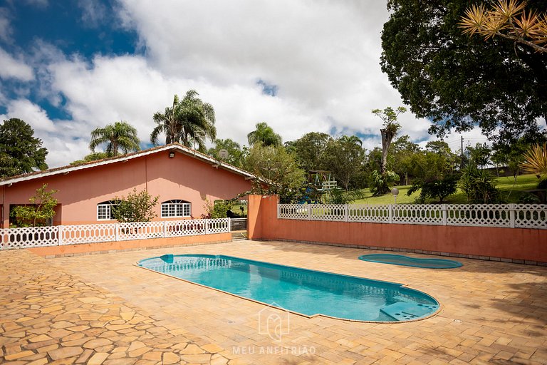 35 pessoas | Natureza | Piscina | Churrasqueira