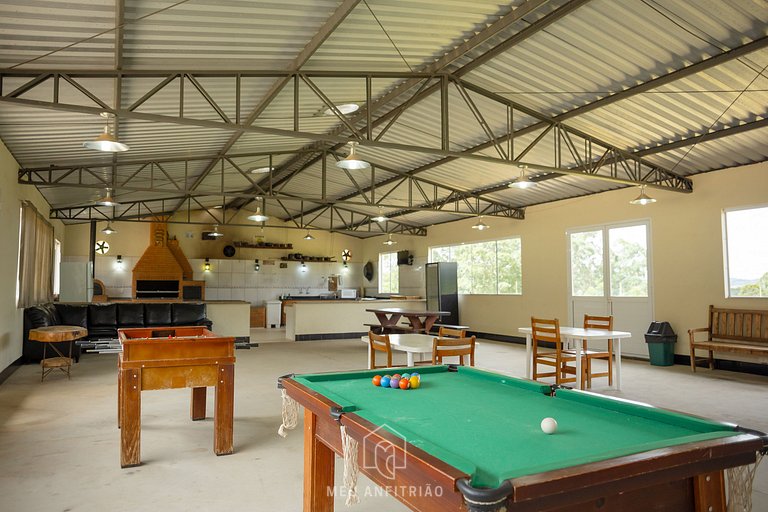 35 pessoas | Natureza | Piscina | Churrasqueira