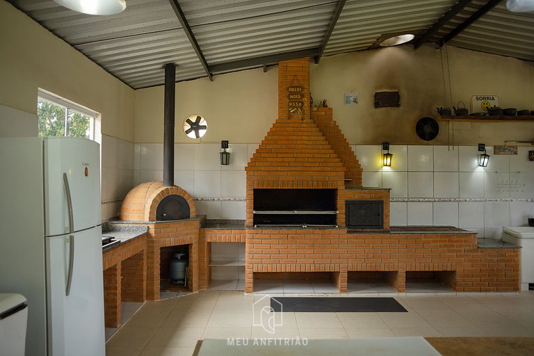 35 pessoas | Natureza | Piscina | Churrasqueira