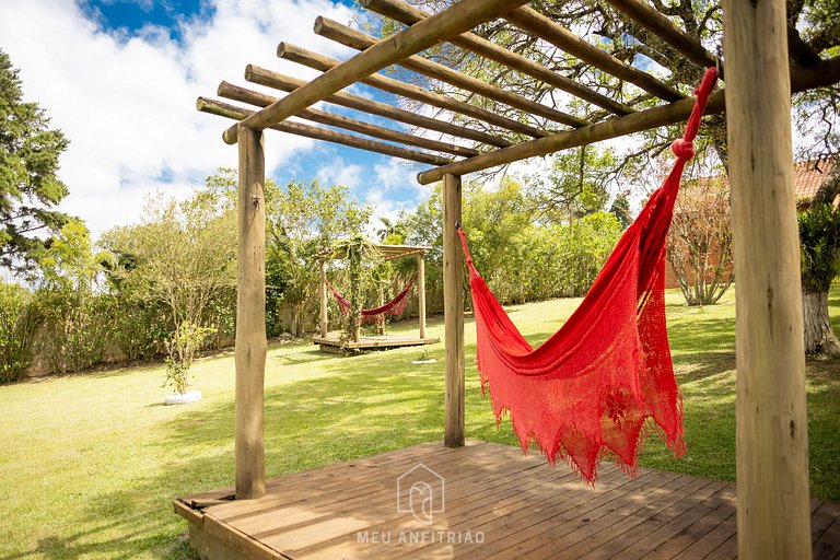 35 pessoas | Natureza | Piscina | Churrasqueira