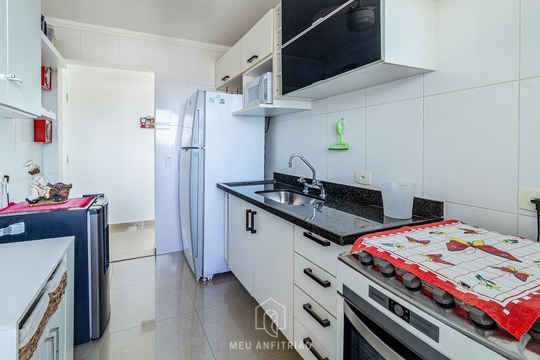 3-Suite Apartment with Sea View at Enseada Guarujá