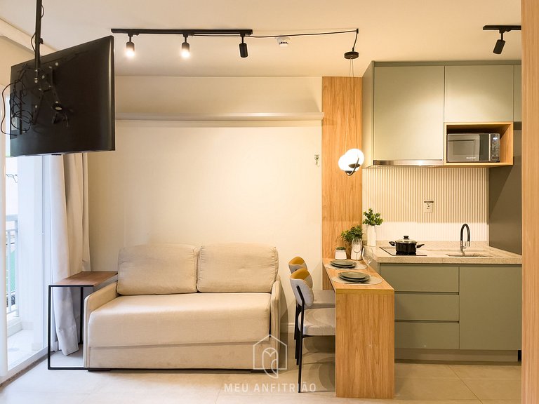 30m²|Jacuzzi|Academia|350m do metrô|Av. Rebouças