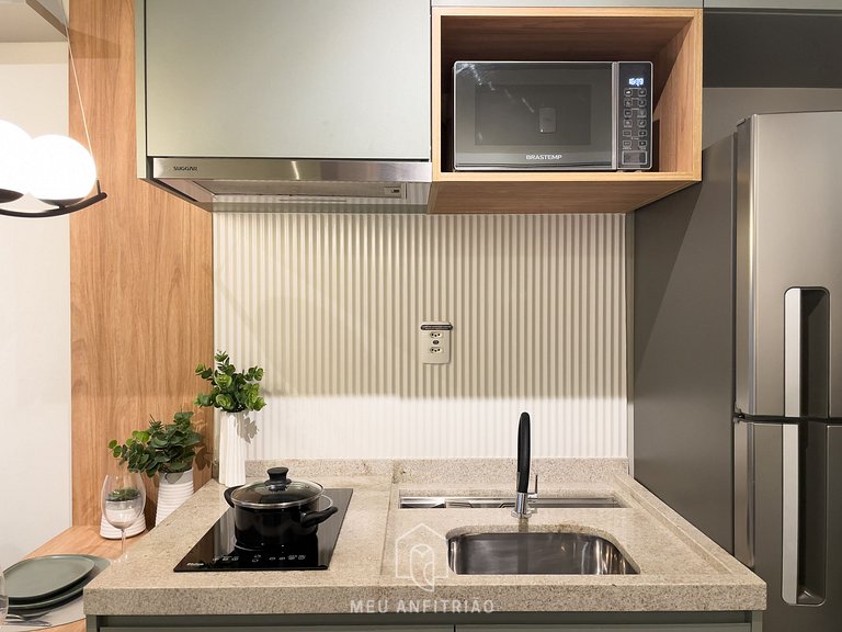 30m²|Jacuzzi|Academia|350m do metrô|Av. Rebouças