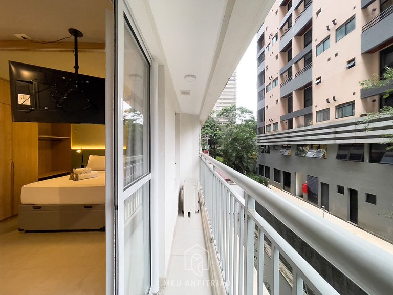 30m²|Jacuzzi|Academia|350m do metrô|Av. Rebouças