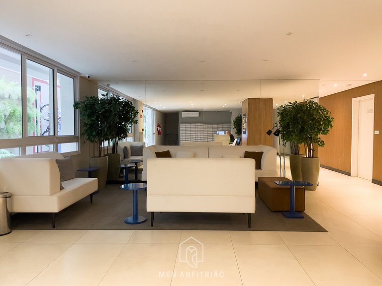 30m² | Jacuzzi | Gym | 350m subway | Rebouças Av.