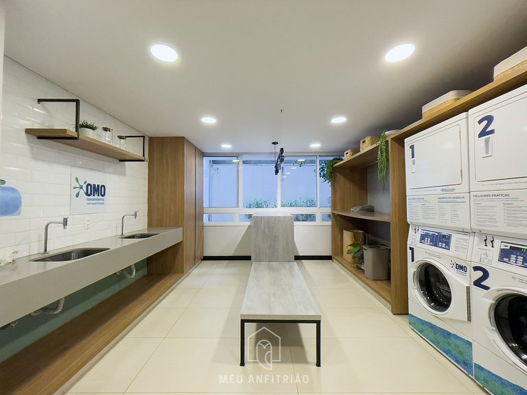 30m²|Jacuzzi|Academia|350m do metrô|Av. Rebouças