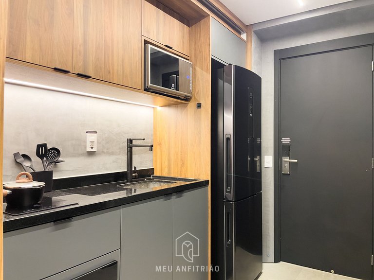 25m² | 2 people | Gym | Access to Av. Morumbi