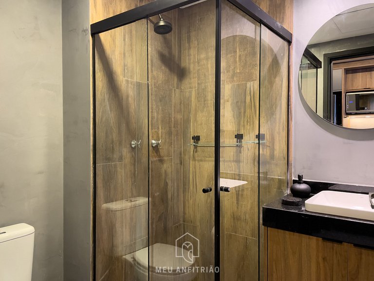 25m² | 2 pessoas | Piscina | Acesso à Av. Morumbi