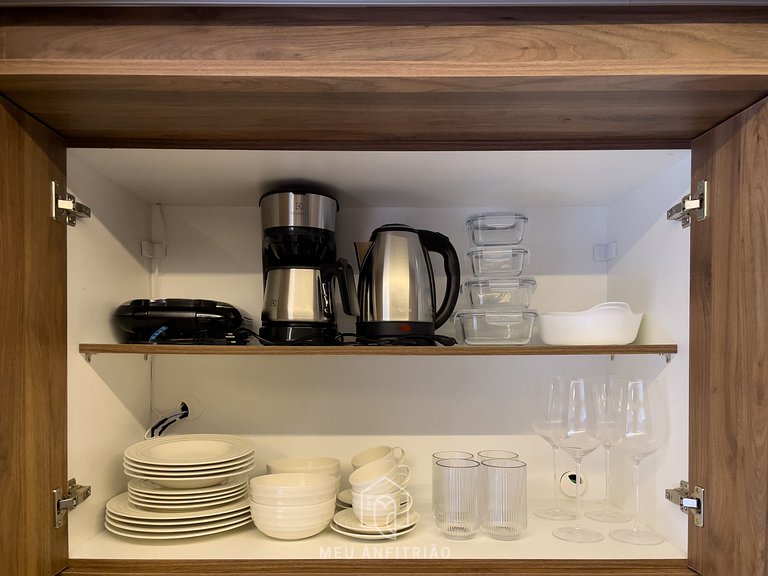 25m² | 2 pessoas | Academia | Acesso à Av. Morumbi