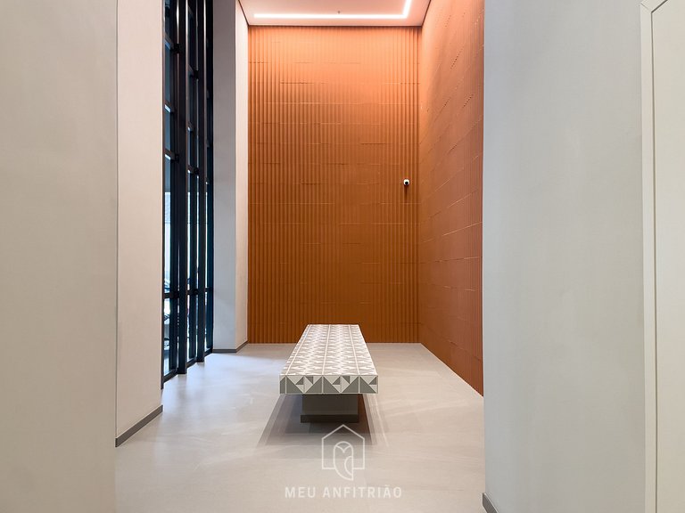 Cama queen | Piscina | Academia | Av. Morumbi