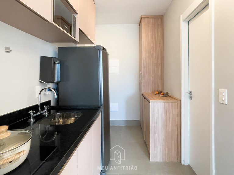 3 pessoas|Cozinha completa|Academia|600m do metrô