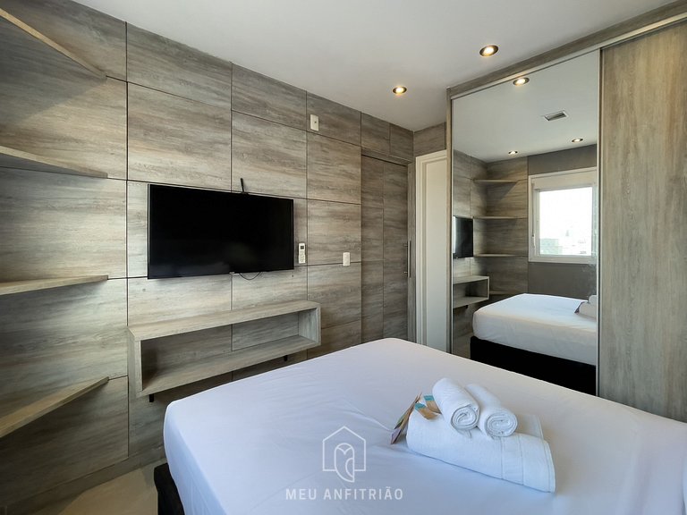 Spacious apt | 1 room | Balcony | 450m from subway