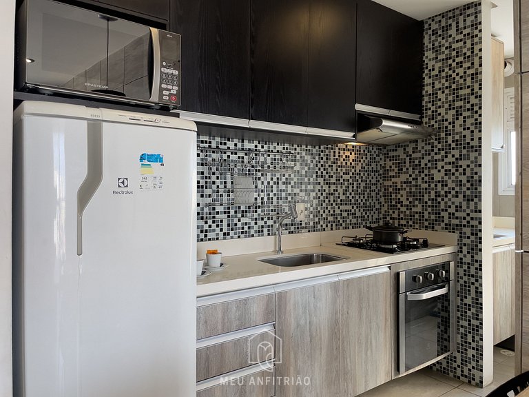 Spacious apt | 1 room | Balcony | 450m from subway