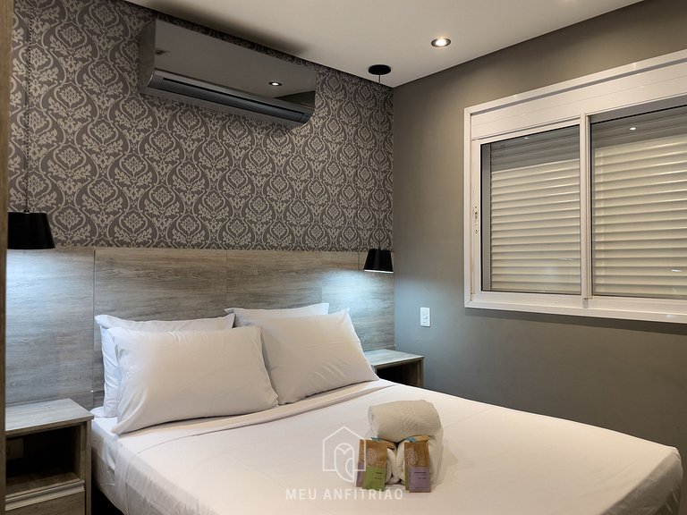 Spacious apt | 1 room | Balcony | 450m from subway