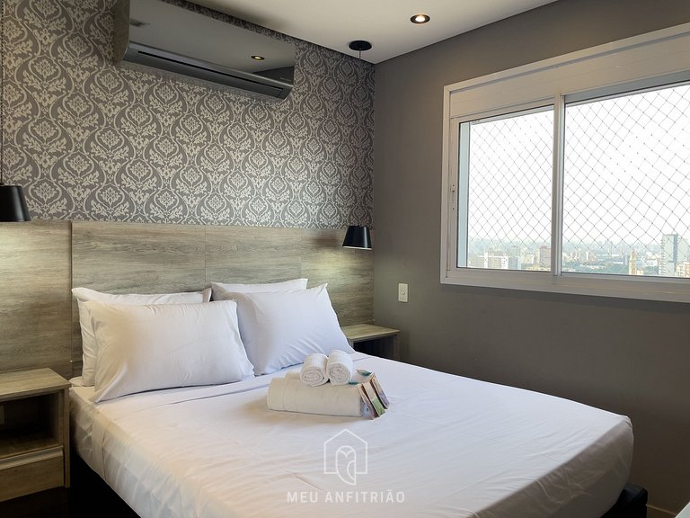 Spacious apt | 1 room | Balcony | 450m from subway