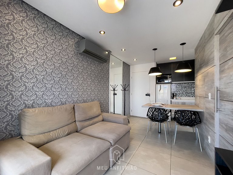 Spacious apt | 1 room | Balcony | 450m from subway