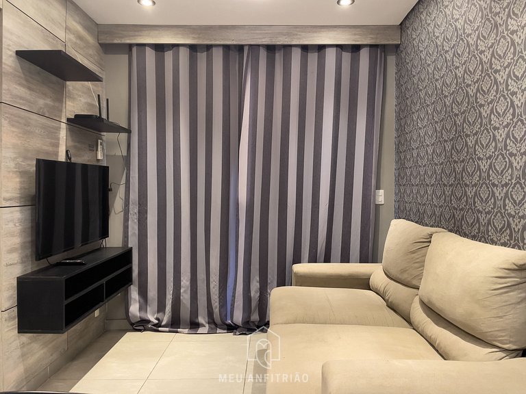 Spacious apt | 1 room | Balcony | 450m from subway