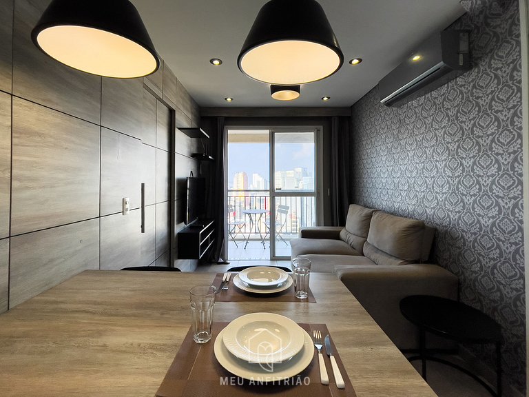 Spacious apt | 1 room | Balcony | 450m from subway