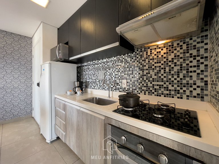 Spacious apt | 1 room | Balcony | 450m from subway