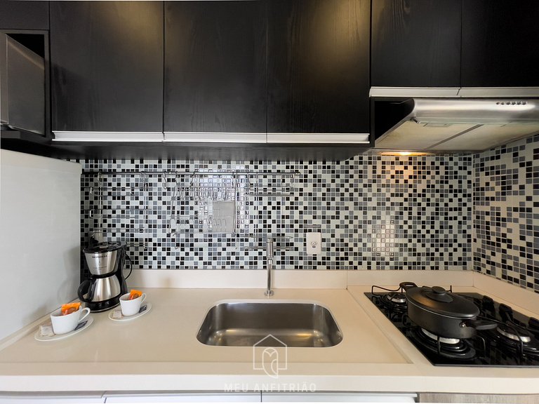 Spacious apt | 1 room | Balcony | 450m from subway