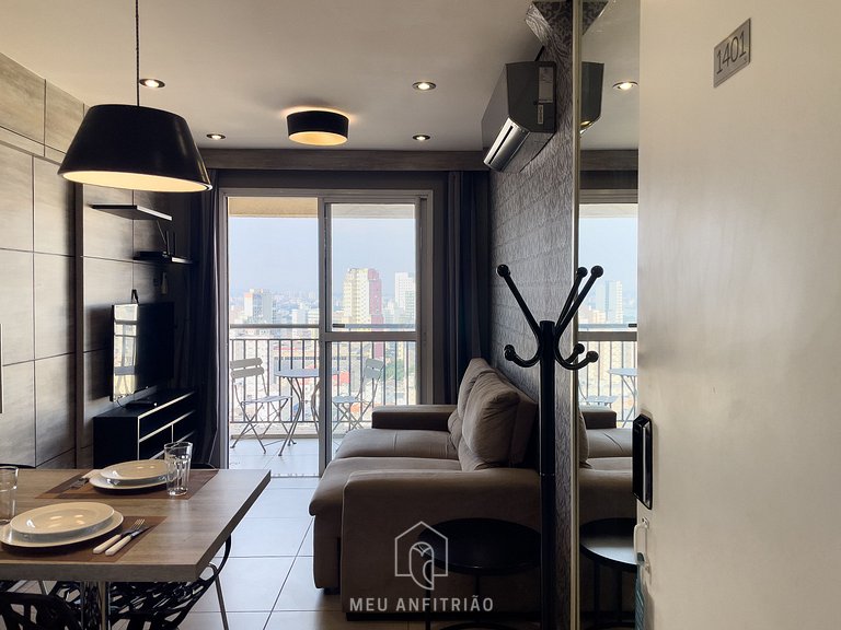 Spacious apt | 1 room | Balcony | 450m from subway