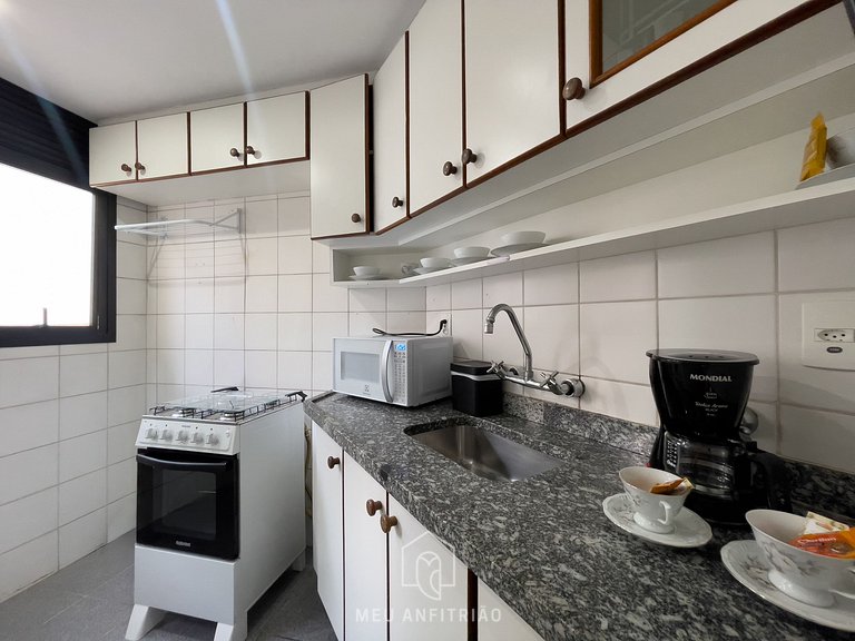 Apto de 1 quarto | 3 pessoas | Av. Ibirapuera