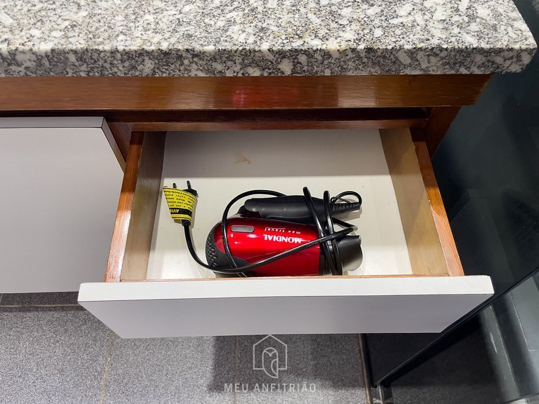 Apto de 1 quarto | 3 pessoas | Av. Ibirapuera