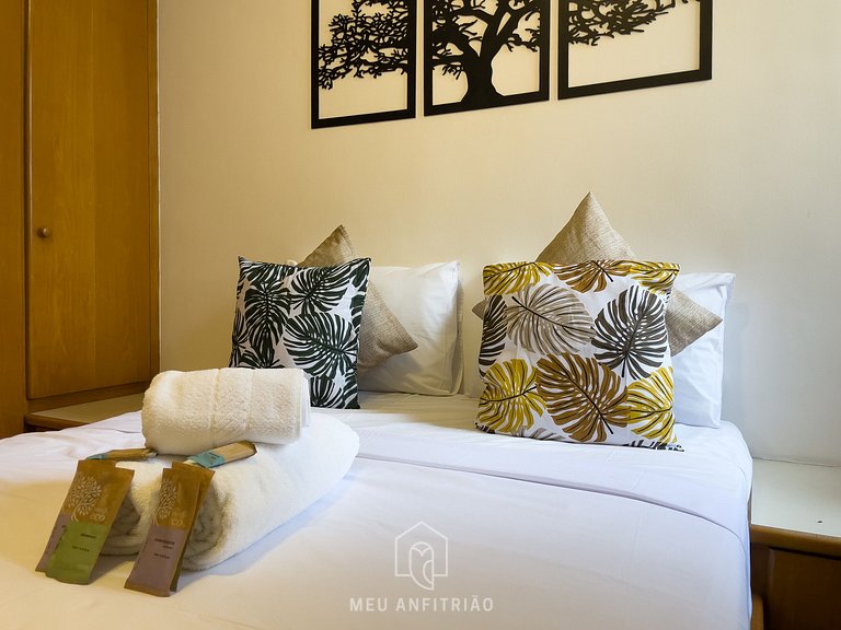 Apto de 1 quarto | 3 pessoas | Av. Ibirapuera