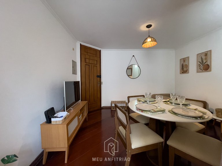 Apto de 1 quarto | 3 pessoas | Av. Ibirapuera