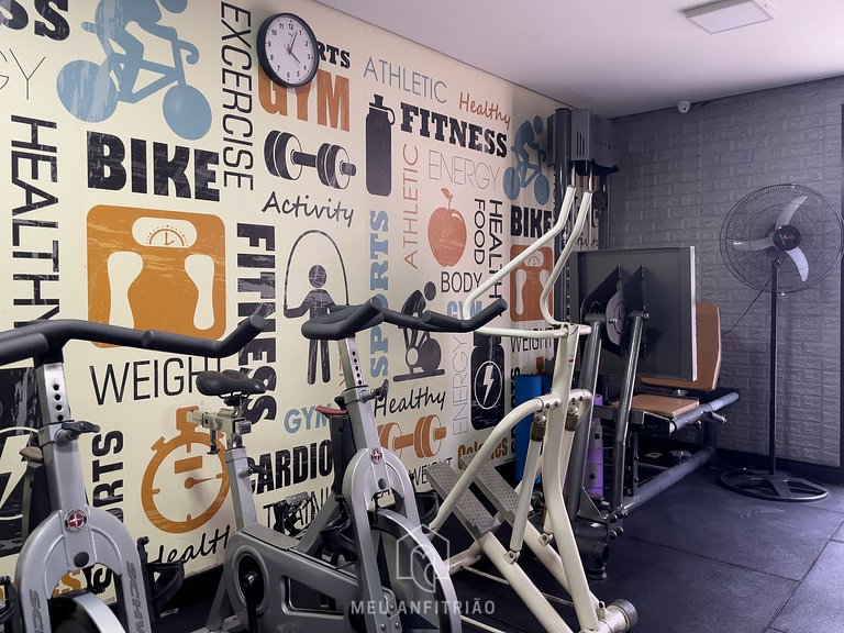 Apto de 1 quarto | 3 pessoas | Av. Ibirapuera