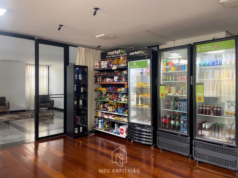 Apto de 1 quarto | 3 pessoas | Av. Ibirapuera