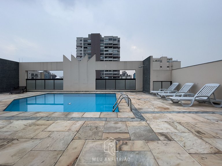 Apto de 1 quarto | 3 pessoas | Av. Ibirapuera