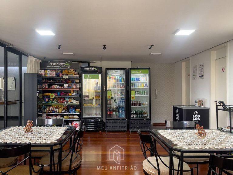 Apto de 1 quarto | 3 pessoas | Av. Ibirapuera