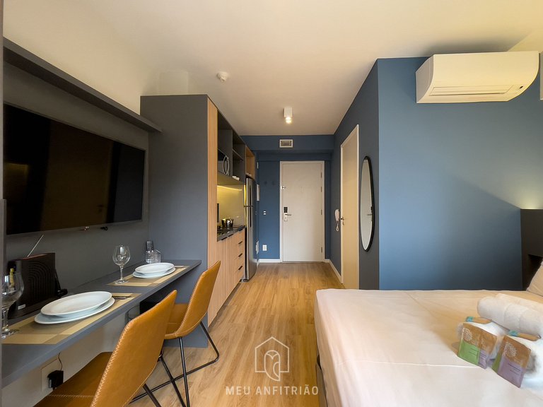 2 people | 27 sqm | Gym | Ibirapuera Park