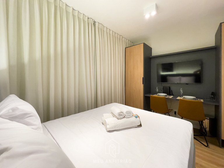 2 people | 27 sqm | Gym | Ibirapuera Park